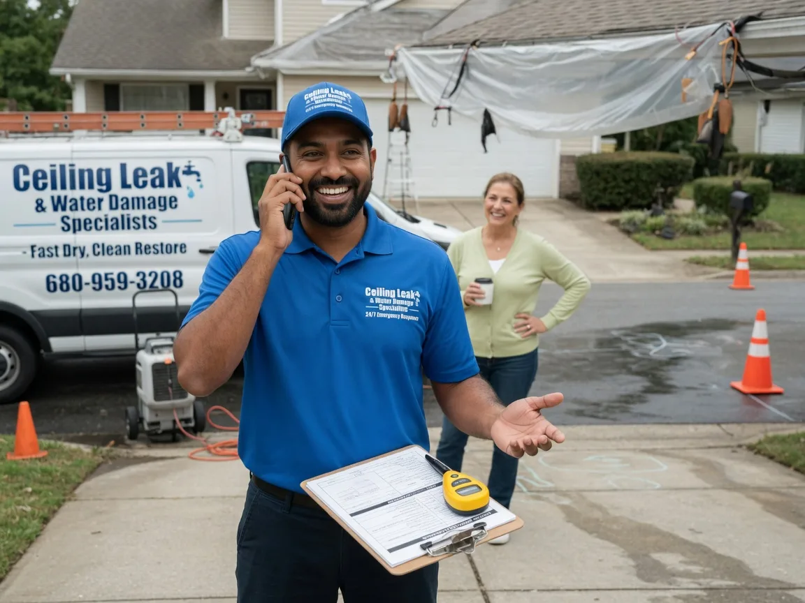 Ceiling Leak Cleanup Boulder City, NV FAQs